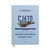 Thumbnail for CJ610 design on light blue notebook