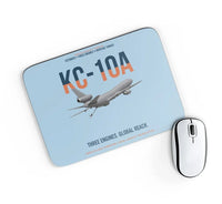 Thumbnail for KC-10A EXTENDER design on light blue rectangle mouse pad