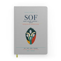 Thumbnail for Vasil Levski Airport – Sofia (SOF) design on light gray notebook