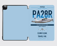 Thumbnail for Piper PA-28R Arrow III design on light blue ipad tablet case