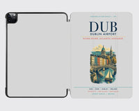 Thumbnail for Dublin Airport (DUB) design on light gray ipad tablet case