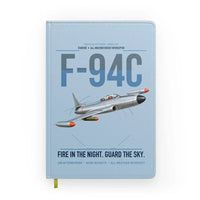 Thumbnail for F-94C Starfire design on light blue notebook
