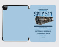 Thumbnail for SPEY 511 design on light blue ipad tablet case