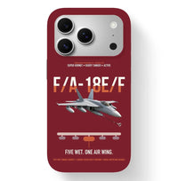 Thumbnail for F A-18E F Buddy Tanker design on dark red magsafe iphone case, for iPhone 17 Pro