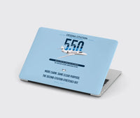 Thumbnail for Cessna Citation 550 - Citation II design on light blue MacBook case
