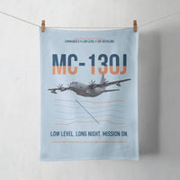 Thumbnail for MC-130J COMMANDO II design on light blue towel
