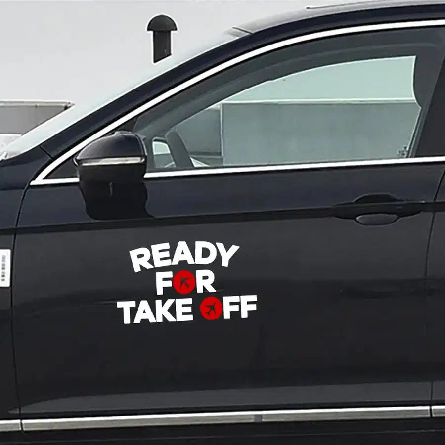 Ready For Takeoff Car Sticker - view 5
