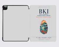 Thumbnail for Kota Kinabalu International Airport (BKI) design on light gray ipad tablet case