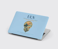 Thumbnail for Chinggis Khaan International Airport (ULN) design on light blue MacBook case