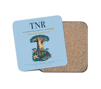 Thumbnail for Ivato International Airport (TNR) design on light blue 1 piece coaster
