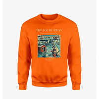 Thumbnail for VINTAGE G4041 - The Ice Runway - Designed Sweatshirts design on orange