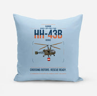 Thumbnail for Kaman HH-43B Huskie design on light blue pillow