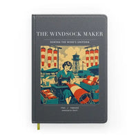 Thumbnail for VINTAGE G4429 - The Windsock Maker - Designed Notebooks design on gray
