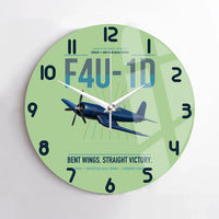 Thumbnail for F4U-1D Corsair design on light green no frame wall clock