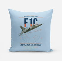 Thumbnail for Dassault Mirage F1C design on light blue pillow