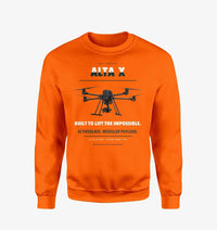 Thumbnail for Freefly Alta X design on orange sweatshirt