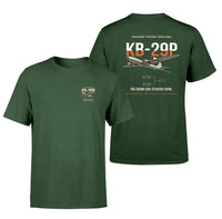 Thumbnail for KB-29P SUPERFORTRESS design on dark green double-side t-shirt, double-side print