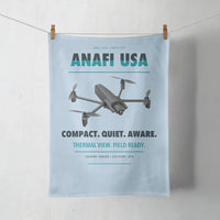 Thumbnail for Parrot ANAFI USA design on light blue towel