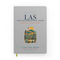 Thumbnail for Las Vegas Harry Reid International Airport (LAS) design on light gray notebook