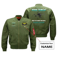 Thumbnail for Inspired Flight IF800 Tomcat design on green bomber with custom name badge