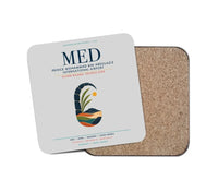 Thumbnail for Prince Mohammad Bin Abdulaziz International Airport (MED) design on light gray 1 piece coaster