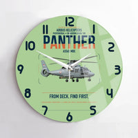 Thumbnail for Airbus Helicopters AS565 MBe Panther design on light green no frame wall clock
