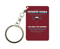 Thumbnail for Fotokite Sigma Key Chain design on dark red key chain