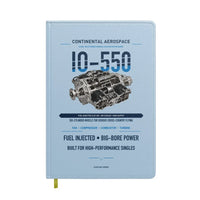 Thumbnail for IO-550 design on light blue notebook