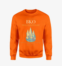 Thumbnail for Modibo Keita International Airport (BKO) design on orange sweatshirt