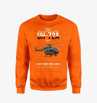 Thumbnail for Airbus UH-72A Lakota design on orange sweatshirt