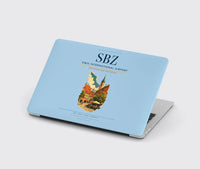 Thumbnail for Sibiu International Airport (SBZ) design on light blue MacBook case