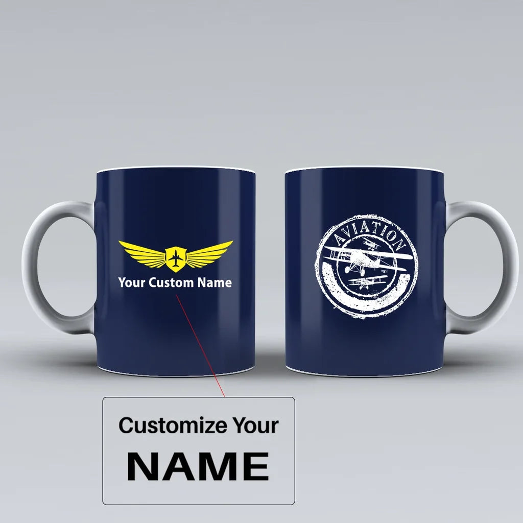 Customisable Aviation Lovers Mug - view 5