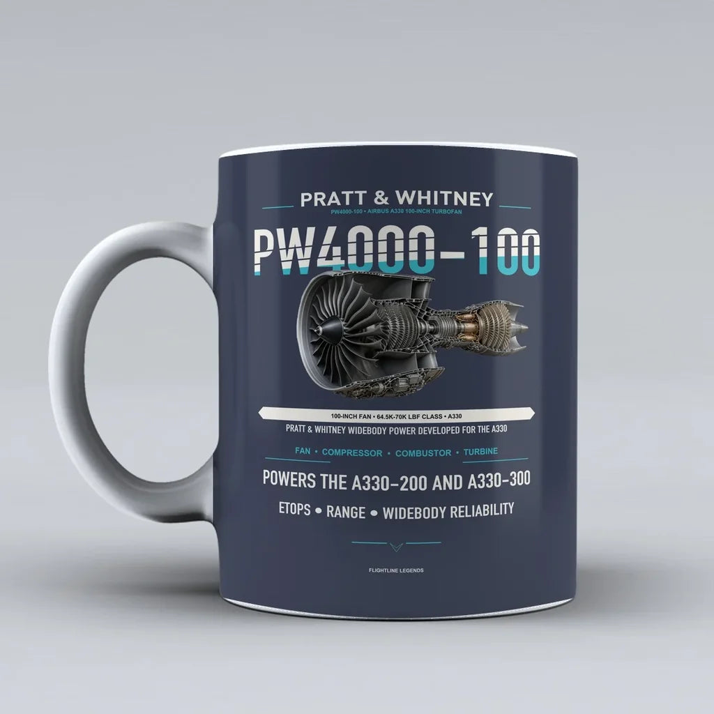 Mug design on dark blue pw4000 100