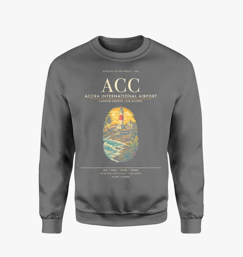 Accra International Airport ACC Sweatshirt - Gray