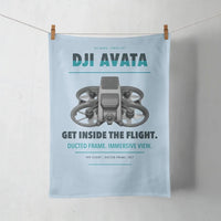 Thumbnail for DJI Avata design on light blue towel