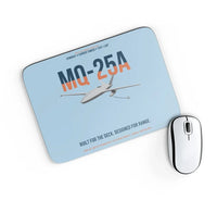 Thumbnail for MQ-25A STINGRAY design on light blue rectangle mouse pad