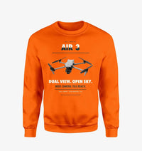 Thumbnail for DJI Air 3 design on orange sweatshirt