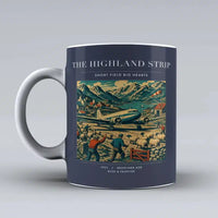 Thumbnail for VINTAGE G4097 - The Highland Strip - Ceramic Mug design on darkblue