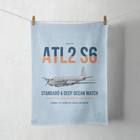 Thumbnail for Atlantique 2 Standard 6 design on light blue towel