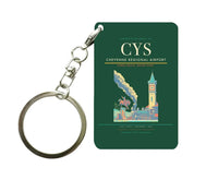 Thumbnail for Cheyenne Regional Airport (CYS) design on dark green key chain
