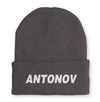 Thumbnail for Antonov & Text Embroidered Beanie - view 5