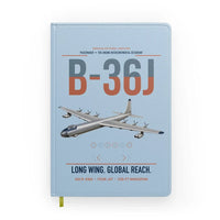 Thumbnail for B-36J Peacemaker design on light blue notebook