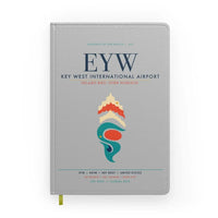 Thumbnail for Key West International Airport (EYW) design on light gray notebook