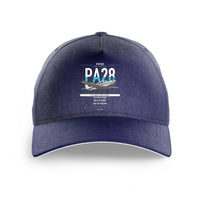 Thumbnail for Piper PA-28 Cherokee design on dark blue printed hat