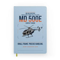 Thumbnail for MD Helicopters MD 500E design on light blue notebook