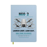 Thumbnail for DJI Neo 2 design on light blue notebook