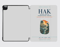 Thumbnail for Haikou Meilan International Airport (HAK) design on light gray ipad tablet case