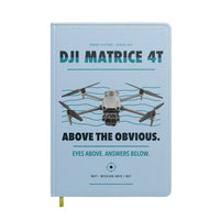 Thumbnail for DJI Matrice 4T design on light blue notebook