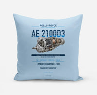 Thumbnail for AE 2100D3 design on light blue pillow