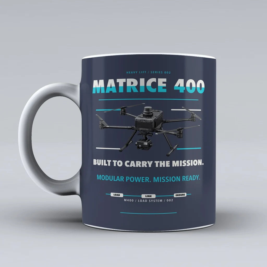 Matrice 400 Mug design on dark blue dji